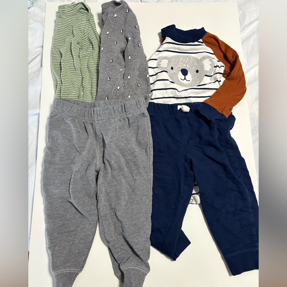Carters outfit lot koala stripes long sleeve 18m clearance